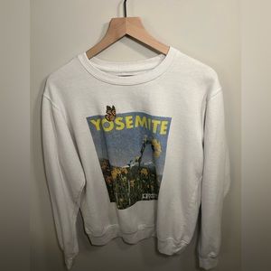 yosemite national park crewneck granola girl crewneck sweatshirt